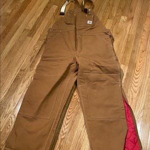 Carhartt Coverall Bibs 42x30